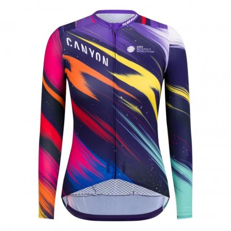 Maillot vélo 2020 Canyon-SRAM Femme Manches Longues N001